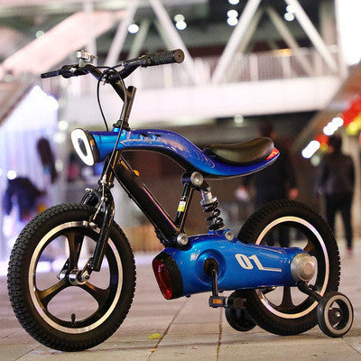 Hochwertiges Kinderfahrrad aus Carbonstahl mit Musik & Lichteffekten